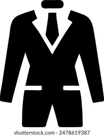 vector design of a suit