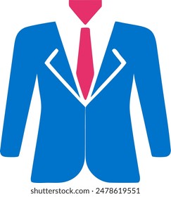 vector design of a suit