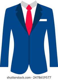 vector design of a suit