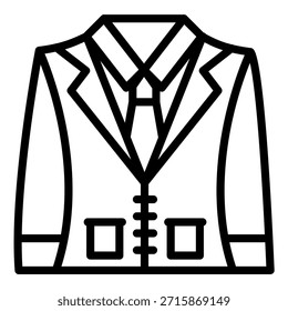 Vector Design Suit Icon Style