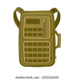 Vector design of suitcase and baggage logo. Collection of suitcase and journey stock vector illustration.