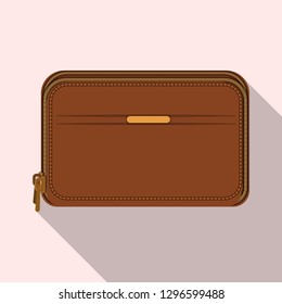 Vector design of suitcase and baggage symbol. Set of suitcase and journey vector icon for stock.