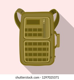 Vector design of suitcase and baggage symbol. Collection of suitcase and journey vector icon for stock.