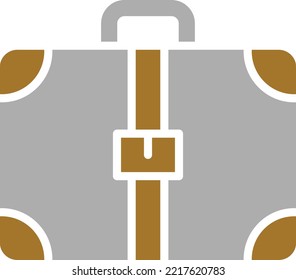 Vektordesign-Koffer-Icon-Stil