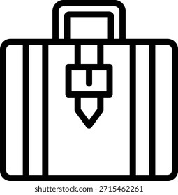 Vector Design Suitcase Icon Style