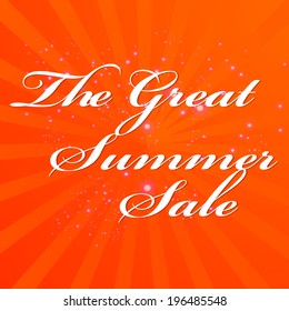 vector design for Summer Sale.