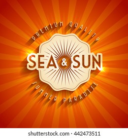 vector design of summertime holiday beach travel seal pattern for tourism corporation retro advertisement journey drive classical vacation summertime travel party season conceptual trip background sce