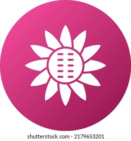 Vector Design Sunflower Icon Style