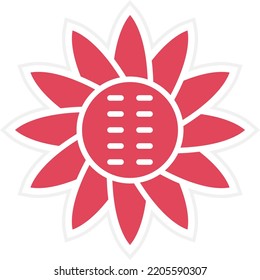 Vectordesign Sunflower Icon Style