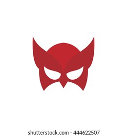 Vector design super hero masks in flat style