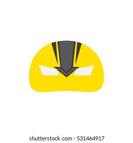 Vector design superhero mask in flat style. Superhero face character
