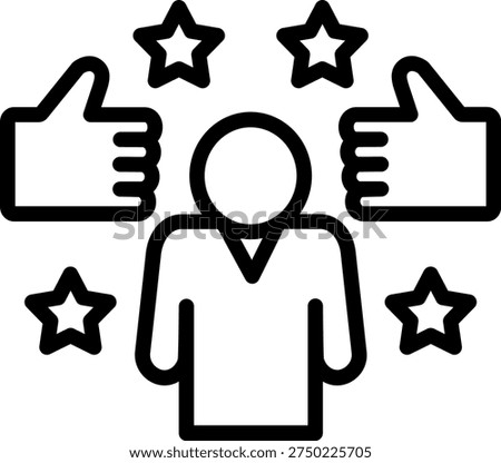 Vector Design Superlative Icon Style