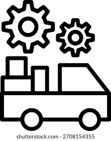 Estilo de icono de suministro de diseño de Vector