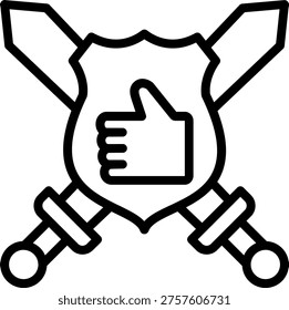 Vector Design Sure Guardian Icon Style