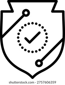 Vector Design Sure Sentinel Icon Style