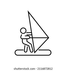vector design, surf icon or symbol