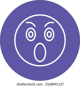 Vector Design Surprised Icon Style