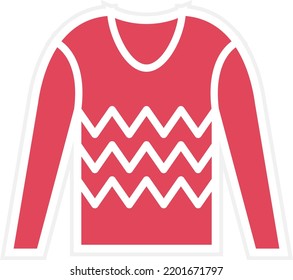 Vector Design Sweater Icon Style