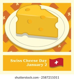 Vector Design Swiss Cheese Day – January 2.