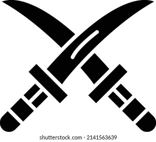 Vector Design Sword Icon Style