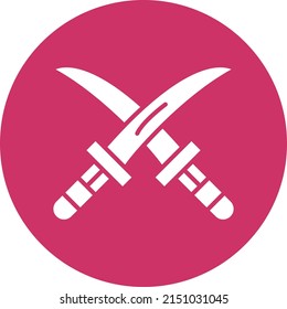 Vector Design Sword Icon Style