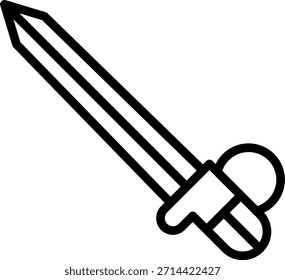 Symbolstil für Vectordesign-Schwert