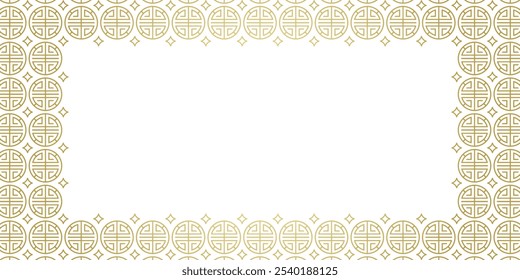 Patrón de fondo chino del símbolo del diseño del Vector para el año nuevo chino