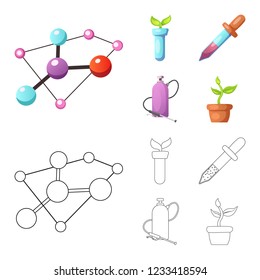 Vector design of  and  symbol. Collection of  and  vector icon for stock.