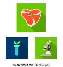 Vector design of  and  symbol. Collection of  and  stock vector illustration.