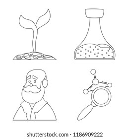 Vector design of  and  symbol. Collection of  and  stock symbol for web.
