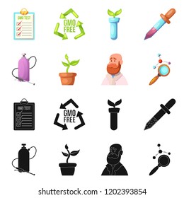Vector design of  and  symbol. Collection of  and  stock symbol for web.