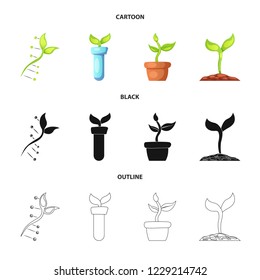 Vector design of  and  symbol. Collection of  and  stock vector illustration.