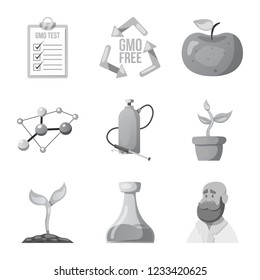Vector design of  and  symbol. Collection of  and  stock symbol for web.