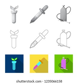 Vector design of  and  symbol. Collection of  and  stock vector illustration.