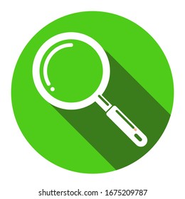 Vector design and symbol of a magnifying glass