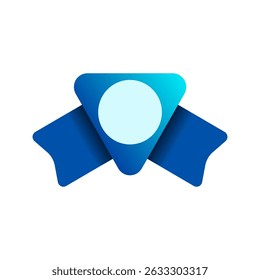 Vector design symbol number tag with modern style