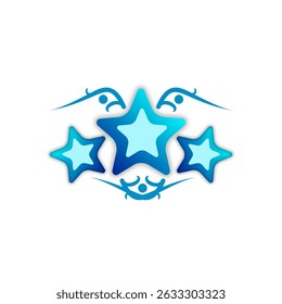 Vector design symbol number tag with modern style