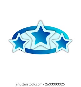 Vector design symbol number tag with modern style