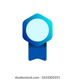 Vector design symbol number tag with modern style