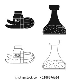 Vector design of  and  symbol. Set of  and  stock symbol for web.