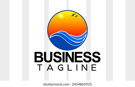 vector, design, symbol, wave, abstract, logo, creative, modern, background,