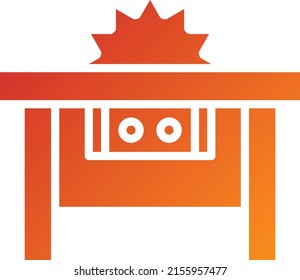 Vector Design Table Saw Icon Style