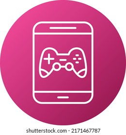 Vector Design Tablet Game Icon Style