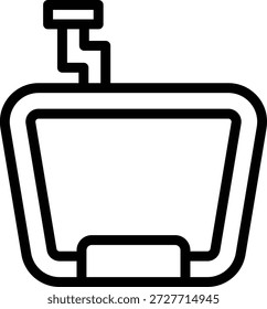 Estilo de ícone de tanque de design de vetor