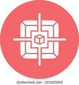 Vector Design Target Icon Style