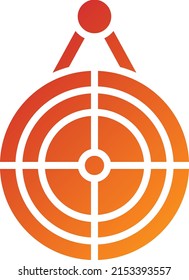 Vector Design Target Icon Style
