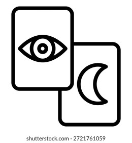 Diseño de Vector Tarot Tarjetas Icon Style