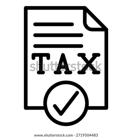 Vector Design Tax Genius Icon Style