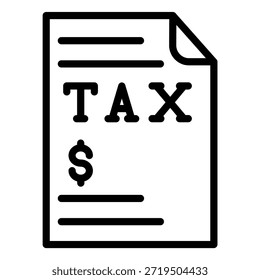 Estilo de icono de ahorro de impuestos de diseño de Vector
