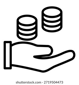 Diseño de Vector Soluciones fiscales Icon Style